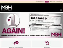 Tablet Screenshot of mbh.com