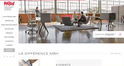 Desktop Screenshot of mbh.qc.ca